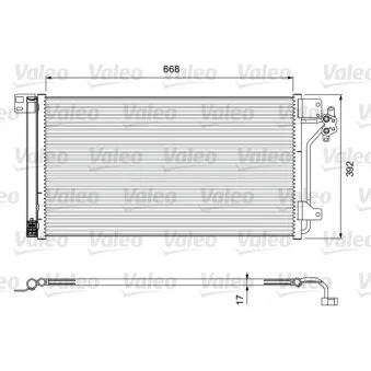 Condenseur, climatisation VALEO 814015