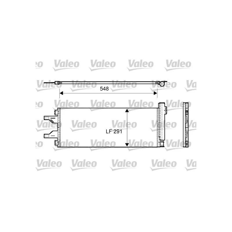 Condenseur, climatisation VALEO 814069