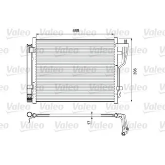 Condenseur, climatisation VALEO 814070