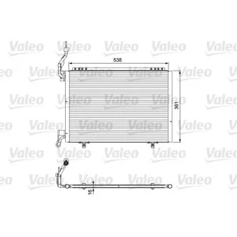 Condenseur, climatisation VALEO