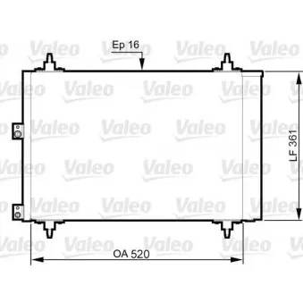 Condenseur, climatisation VALEO