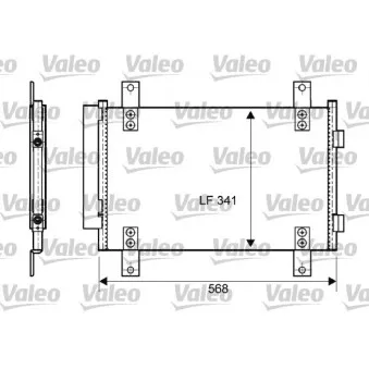 Condenseur, climatisation VALEO 814081