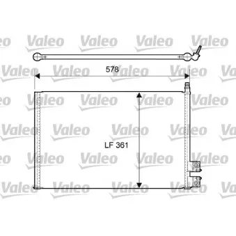 Condenseur, climatisation VALEO