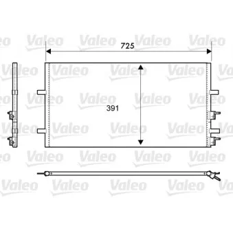 Condenseur, climatisation VALEO 814087