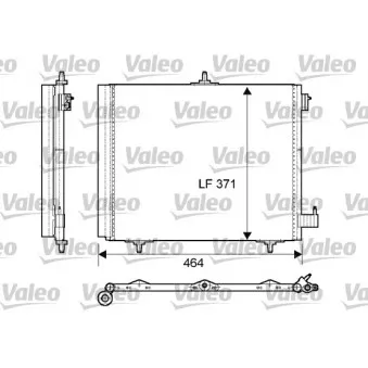 Condenseur, climatisation VALEO 814095