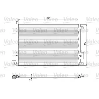 Condenseur, climatisation VALEO 814155