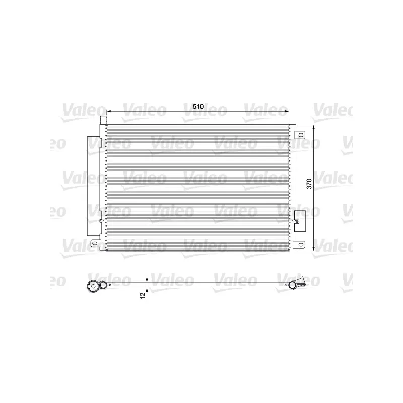 Condenseur, climatisation VALEO 814155