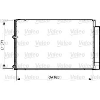 Condenseur, climatisation VALEO 814158