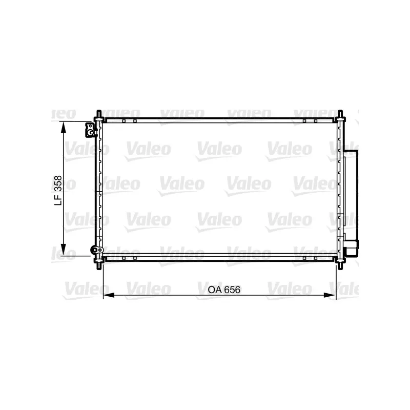 Condenseur, climatisation VALEO 814159