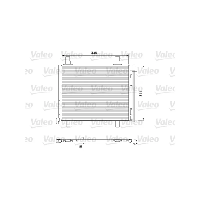 Condenseur, climatisation VALEO 814168