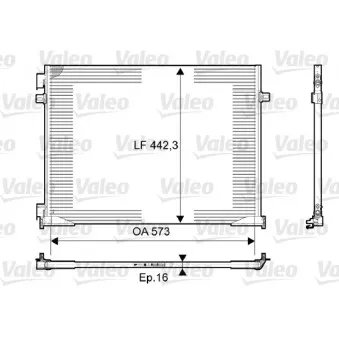 Condenseur, climatisation VALEO 814172