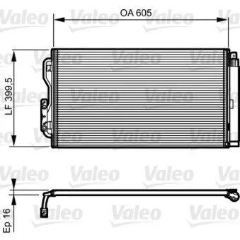 Condenseur, climatisation VALEO 814191