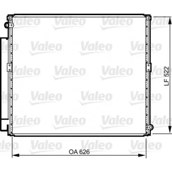 Condenseur, climatisation VALEO 814203