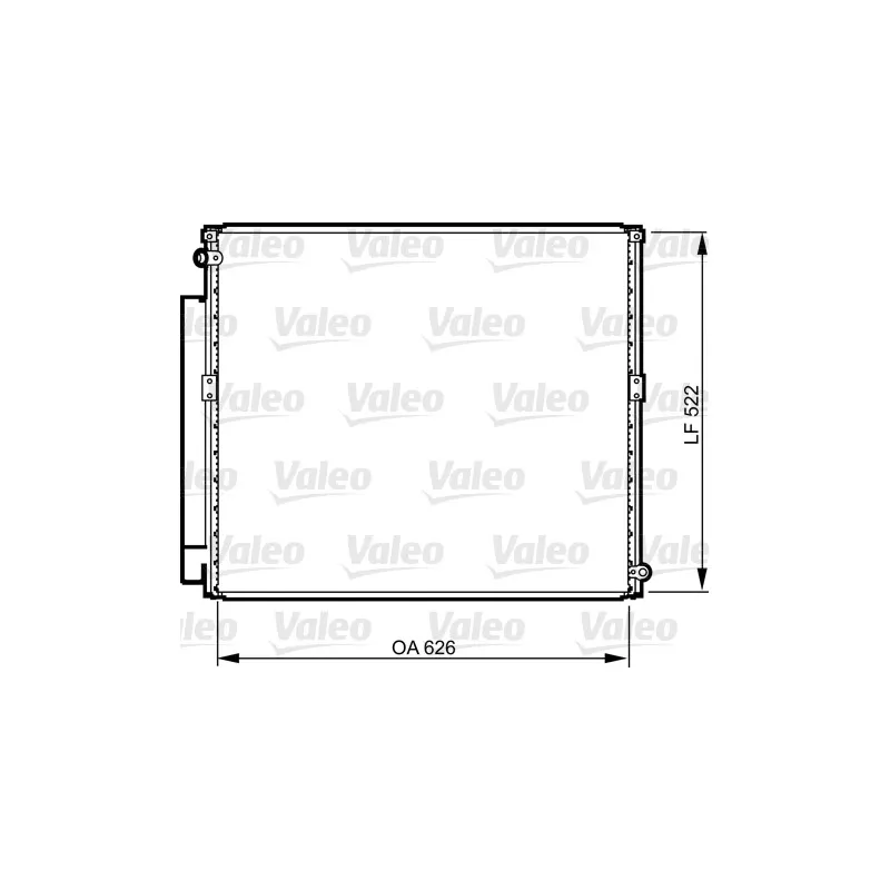 Condenseur, climatisation VALEO 814203