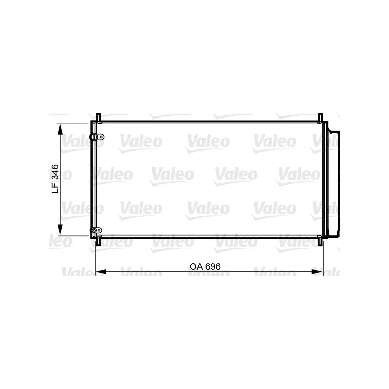 Condenseur, climatisation VALEO 814205