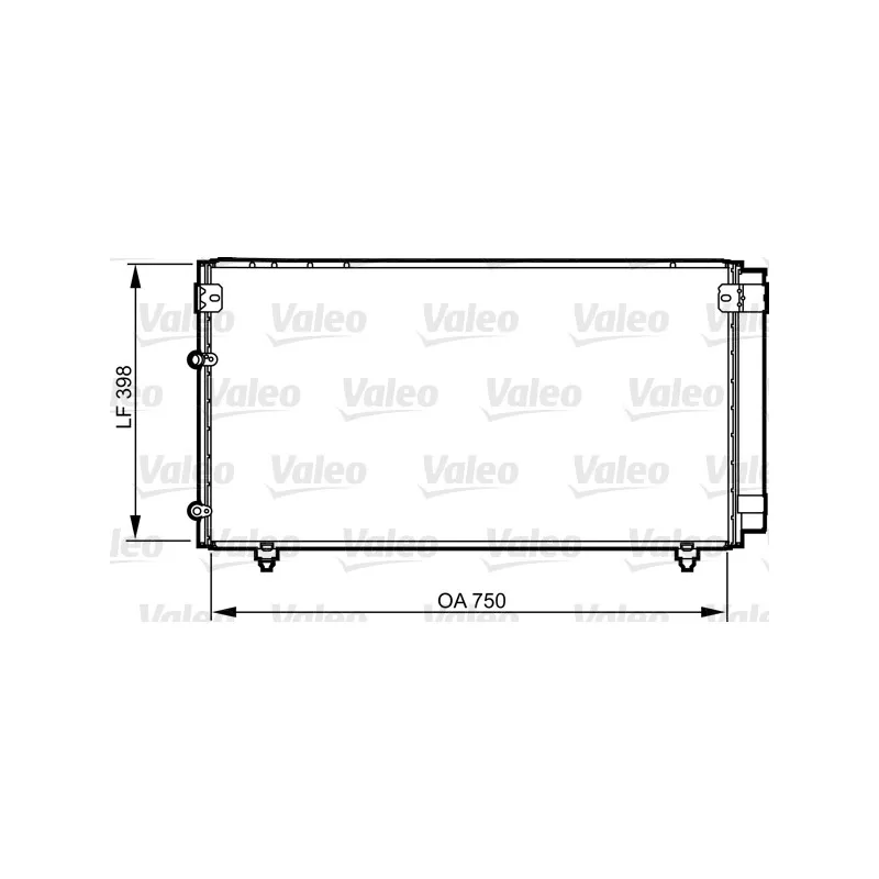 Condenseur, climatisation VALEO 814207