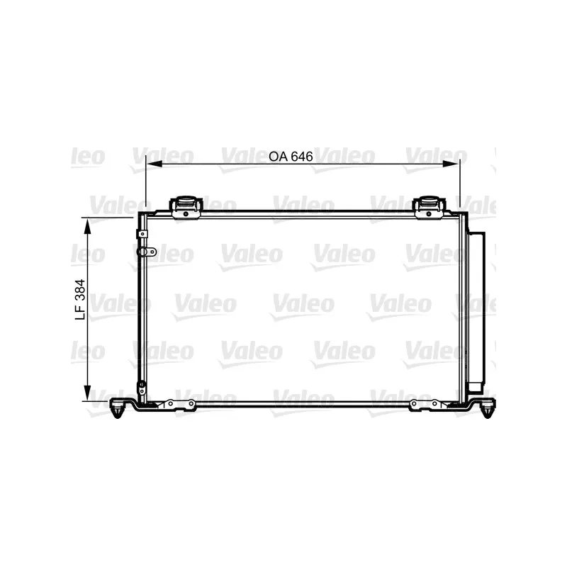 Condenseur, climatisation VALEO 814209