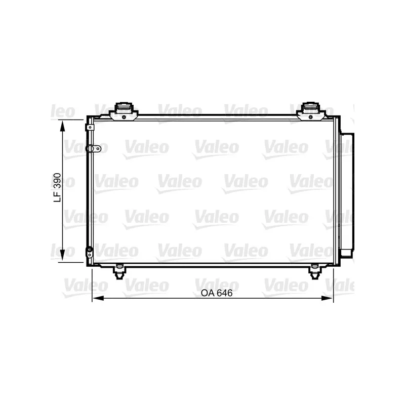 Condenseur, climatisation VALEO 814211