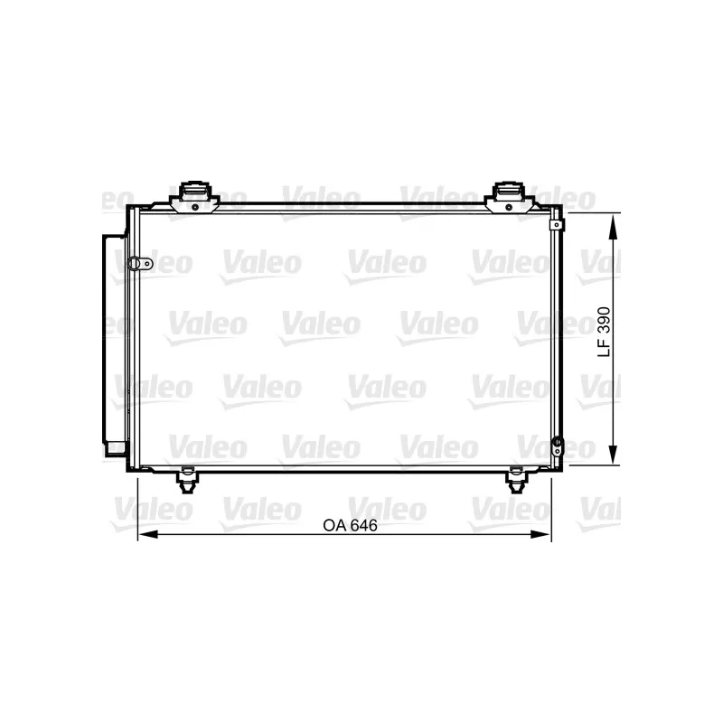 Condenseur, climatisation VALEO 814212