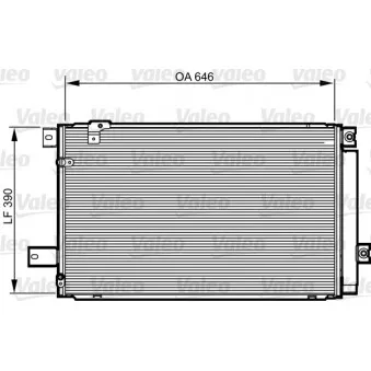 Condenseur, climatisation VALEO 814213