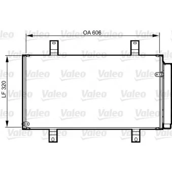 Condenseur, climatisation VALEO 814215