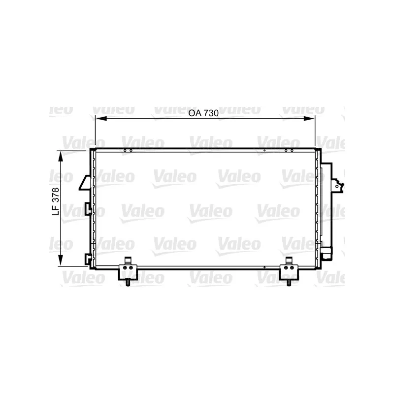 Condenseur, climatisation VALEO 814218
