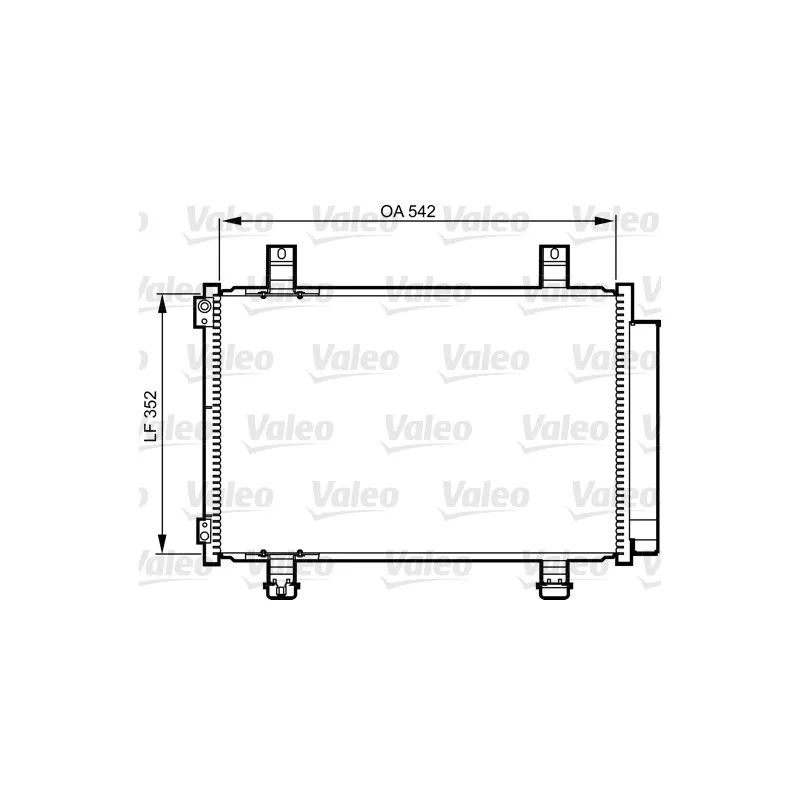 Condenseur, climatisation VALEO 814219