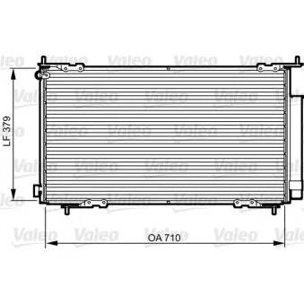 Condenseur, climatisation VALEO 814225
