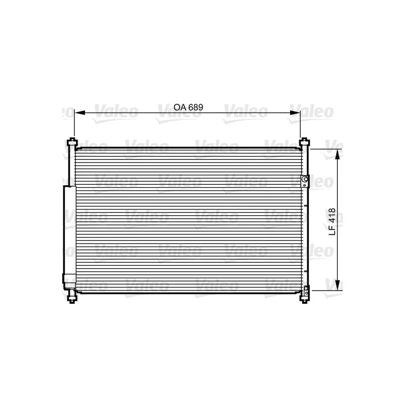 Condenseur, climatisation VALEO 814228