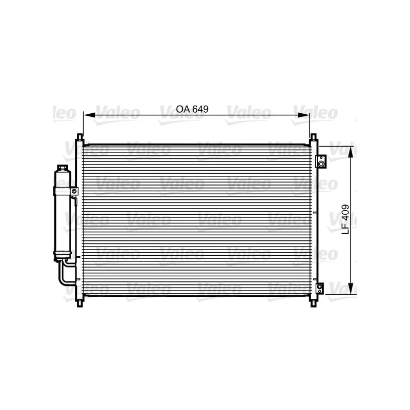 Condenseur, climatisation VALEO 814231