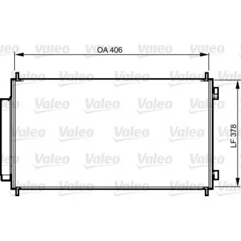 Condenseur, climatisation VALEO 814232
