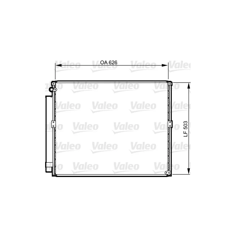 Condenseur, climatisation VALEO 814236