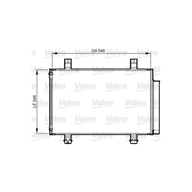 Condenseur, climatisation VALEO 814237