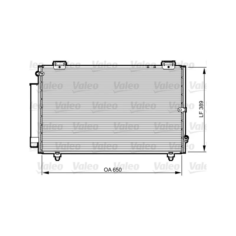 Condenseur, climatisation VALEO 814238