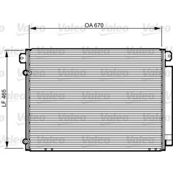 Condenseur, climatisation VALEO 814239