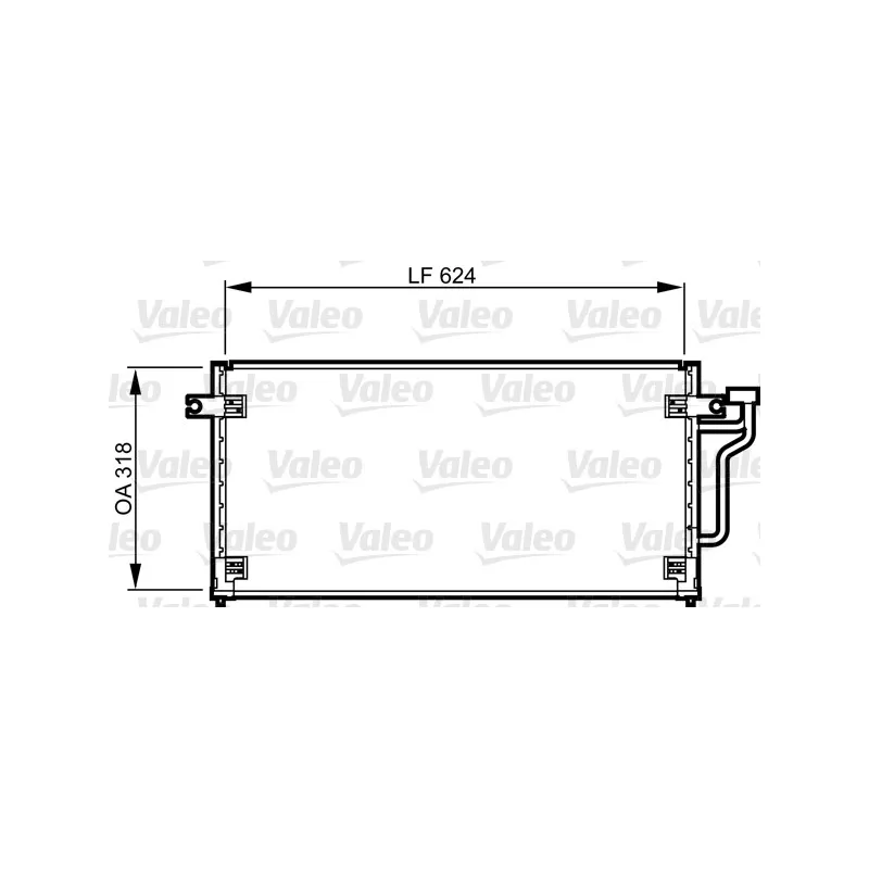 Condenseur, climatisation VALEO 814240