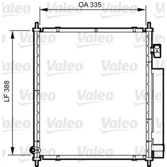 Condenseur, climatisation VALEO 814241