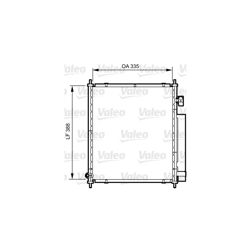 Condenseur, climatisation VALEO 814241