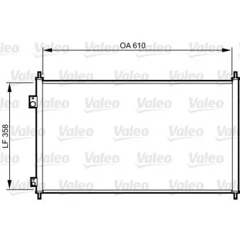Condenseur, climatisation VALEO 814243