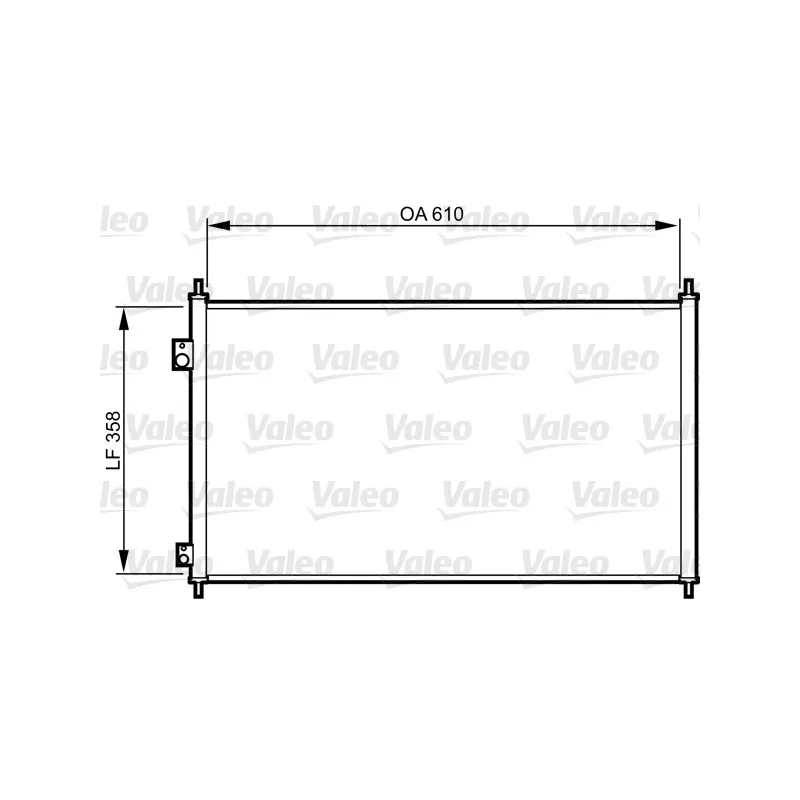 Condenseur, climatisation VALEO 814243