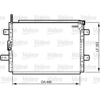 Condenseur, climatisation VALEO
