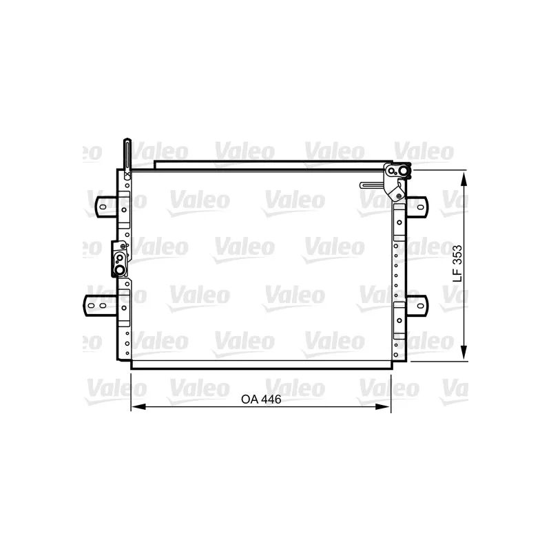 Condenseur, climatisation VALEO 814244