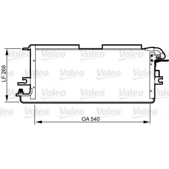 Condenseur, climatisation VALEO 814245