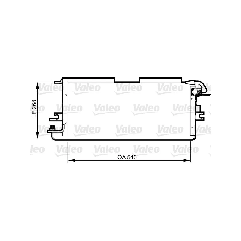 Condenseur, climatisation VALEO 814245