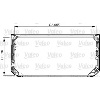 Condenseur, climatisation VALEO 814248