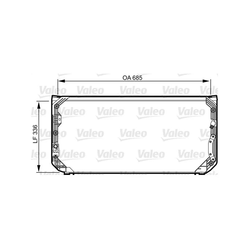 Condenseur, climatisation VALEO 814248