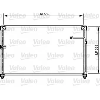 Condenseur, climatisation VALEO 814251