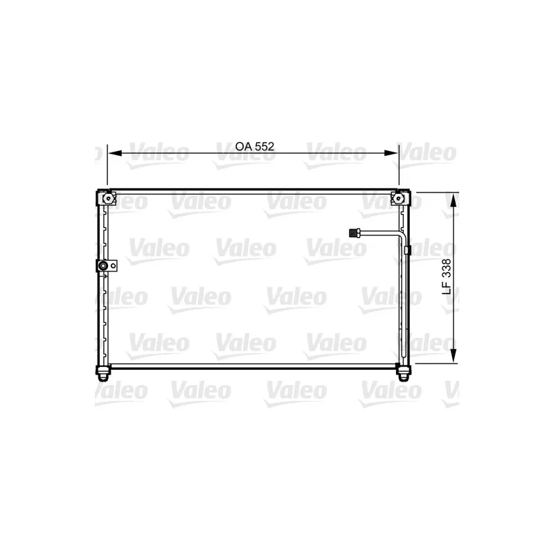 Condenseur, climatisation VALEO 814251