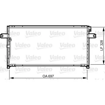 Condenseur, climatisation VALEO 814252