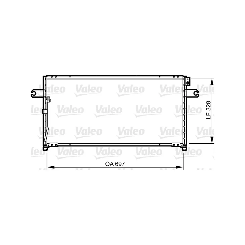 Condenseur, climatisation VALEO 814252